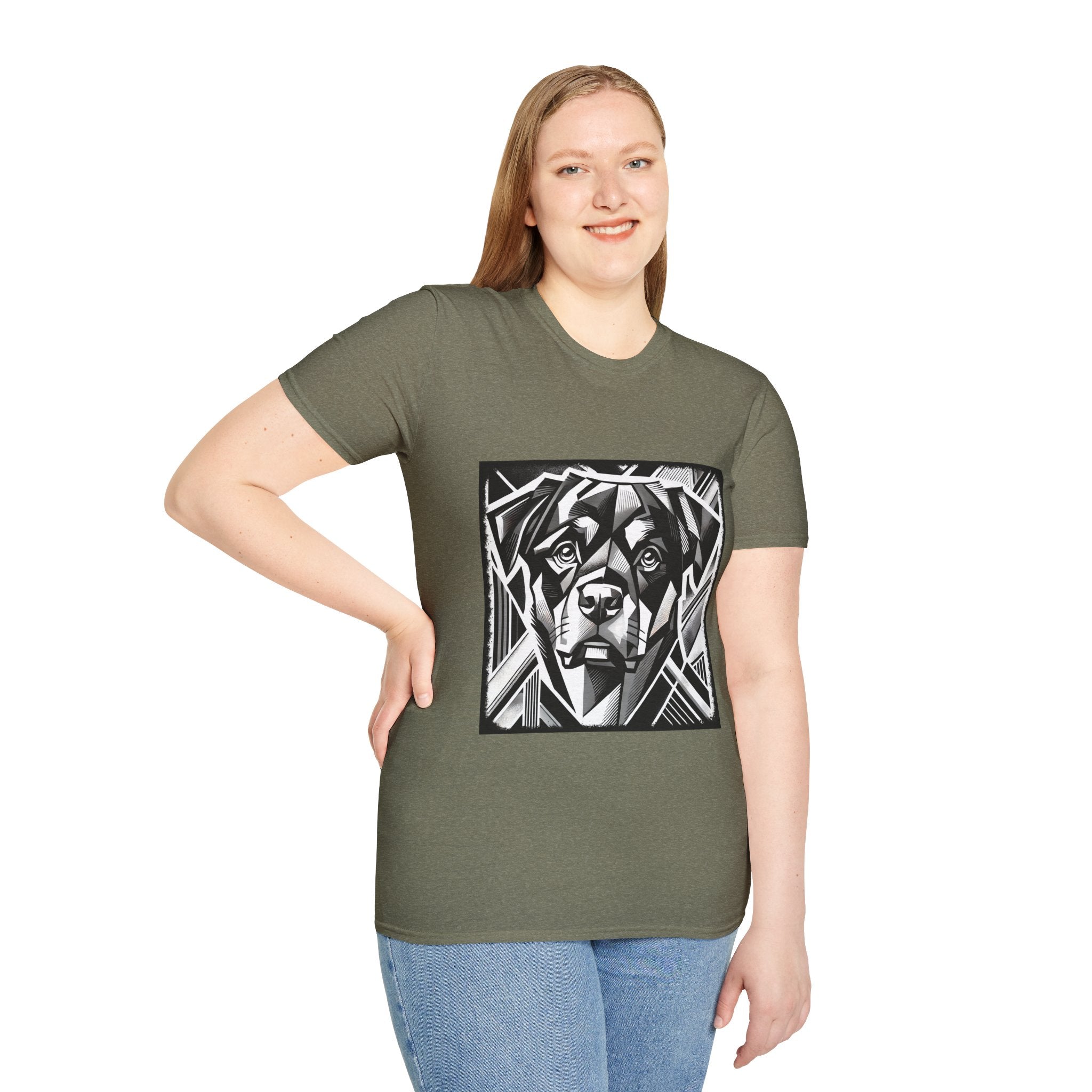 Rottweiler Geometric | Unisex Dog T-Shirt