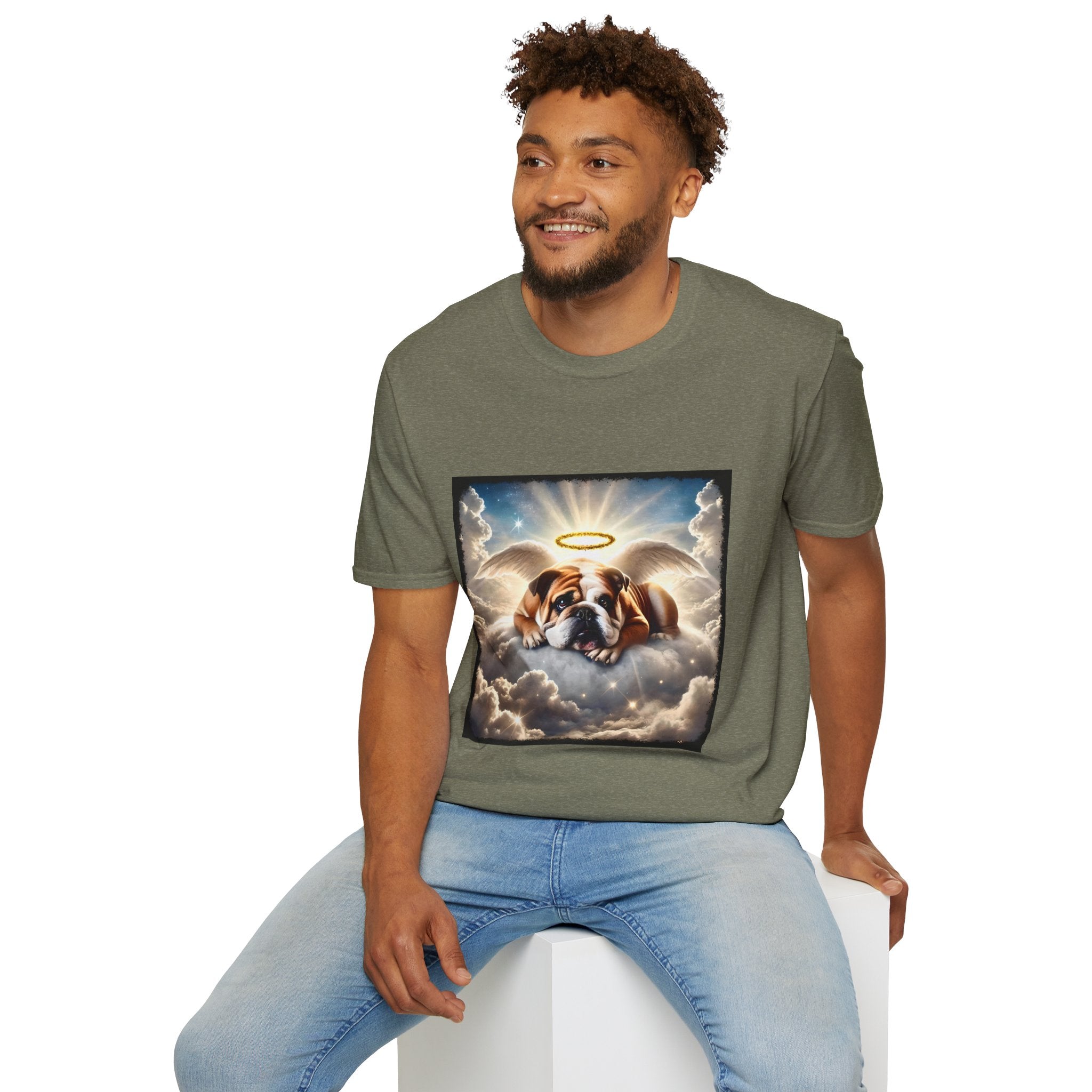 Bulldog Angel Baby | Unisex Dog T-Shirt