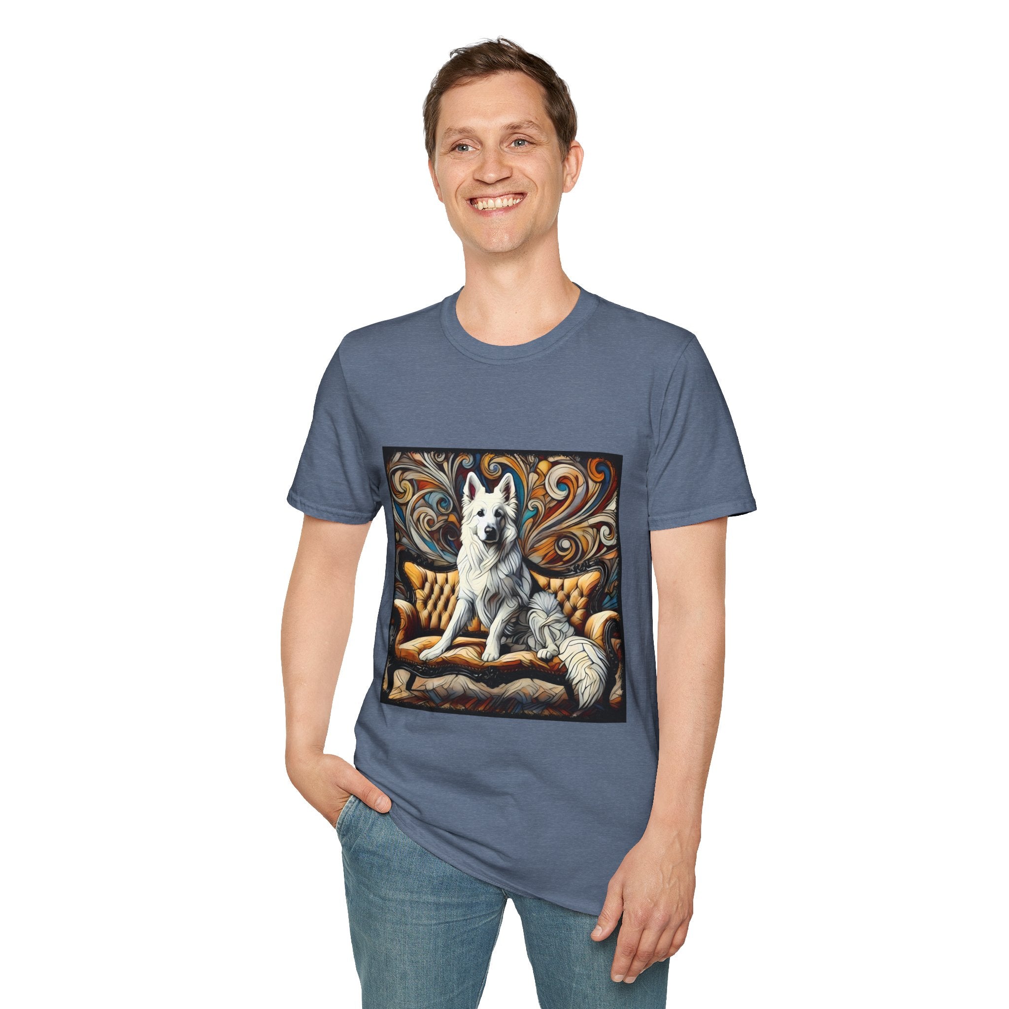 German Shepherd Bold Swirl | Unisex Dog T-Shirt