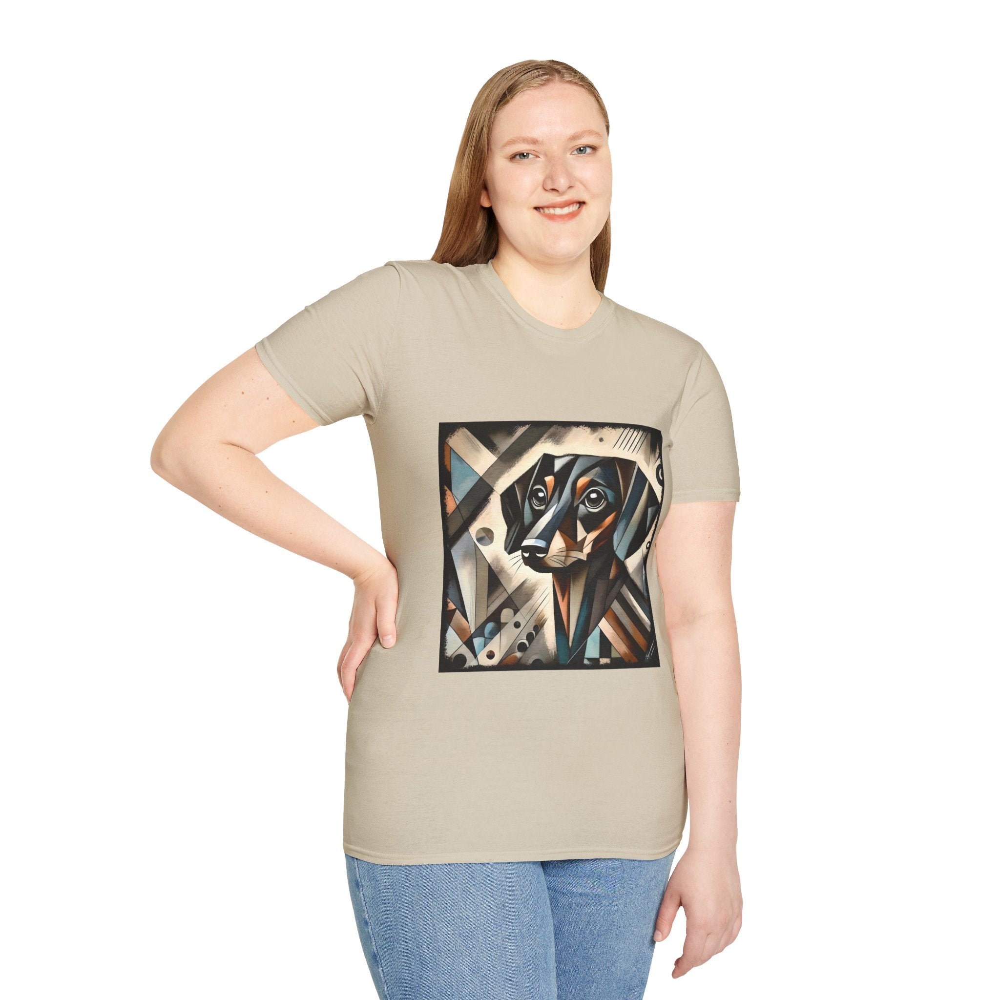 Dachshund Bold Geometric | Unisex Dog T-Shirt
