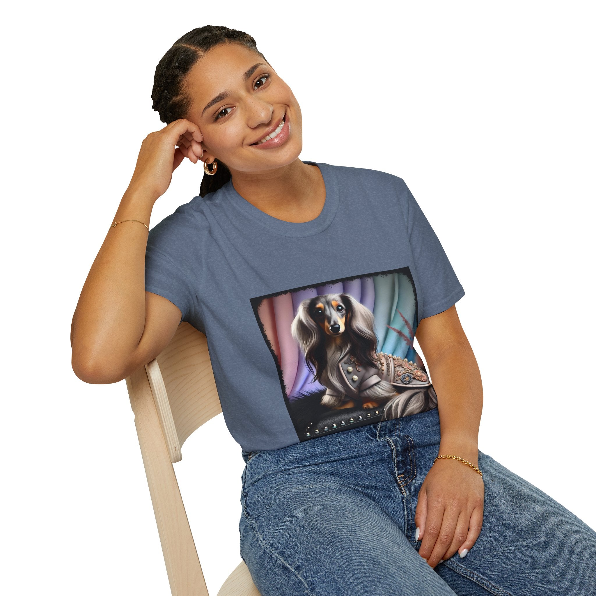 Dachshund Bold Fashionista | Unisex Dog T-Shirt