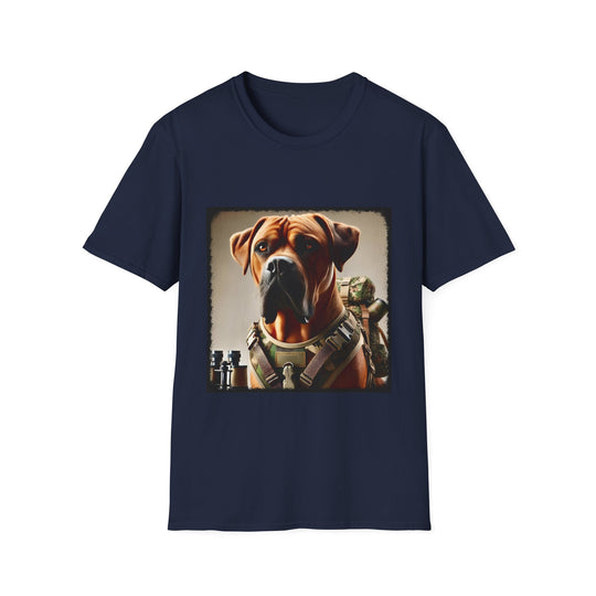 Cane Corso Avid Hunter design dog lover unisex t-shirt in navy