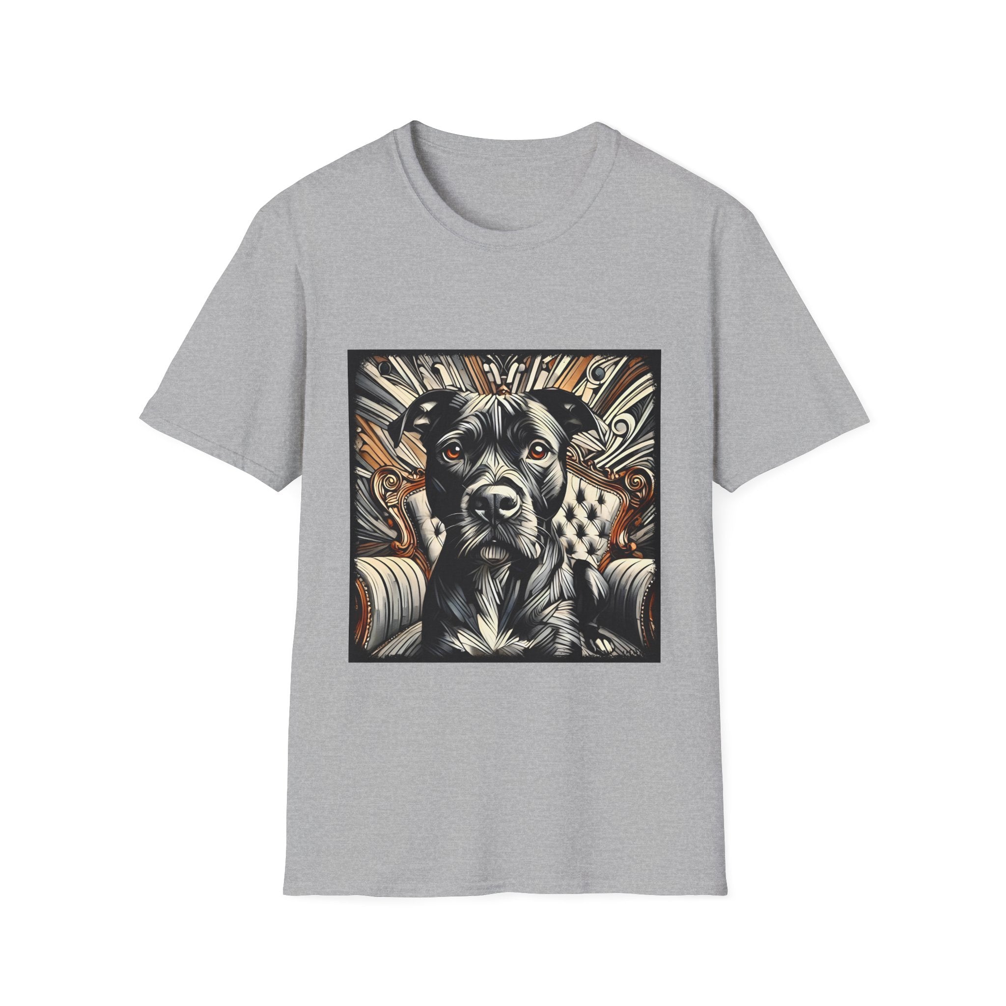 American Pit Bull Terrier Shirt | B&W Brown Eyes Dog Lover Tee
