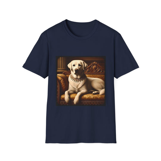 Labrador Retriever Diamond Diva design dog lover unisex t-shirt in navy