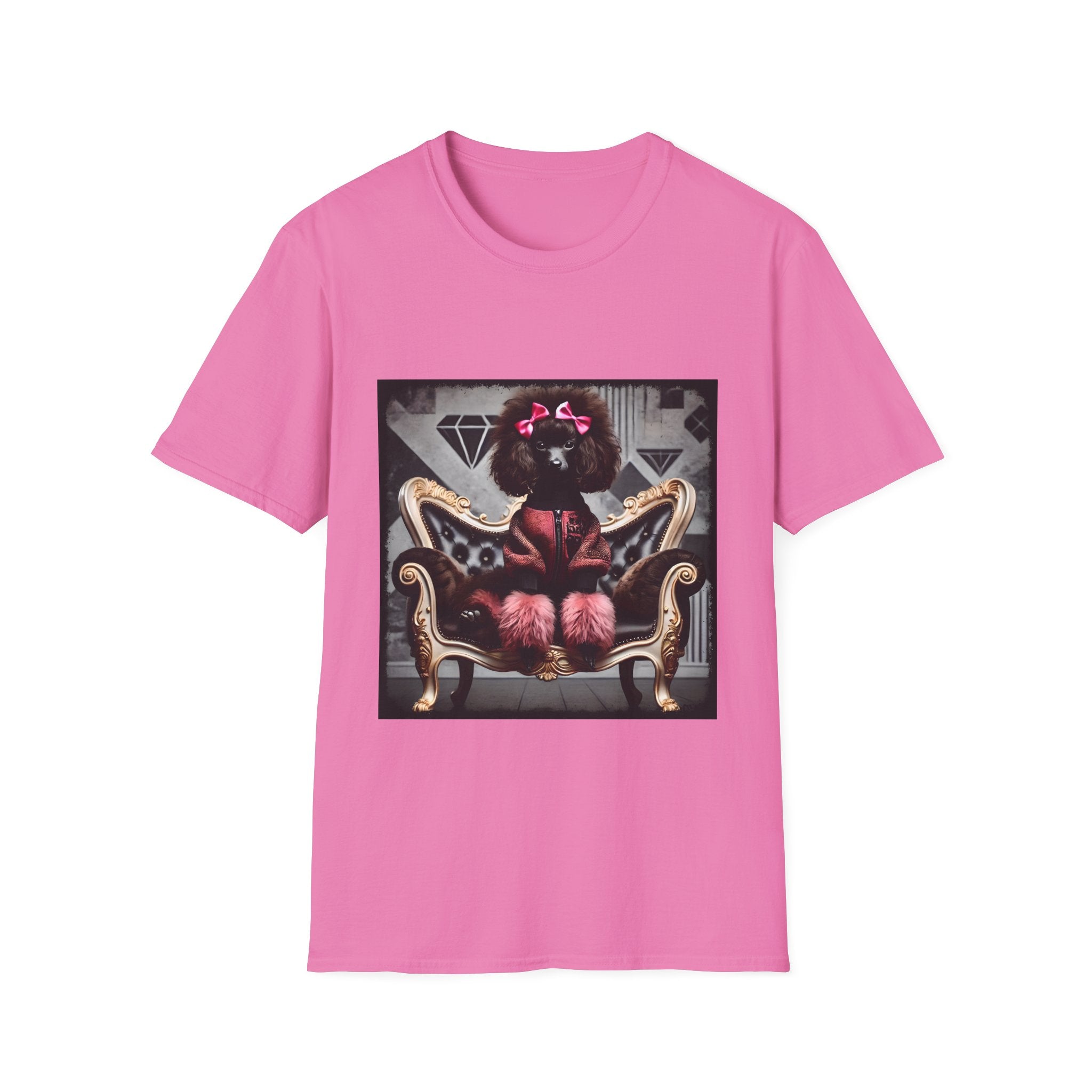 Poodle Pink Icon  | Unisex Dog T-Shirt