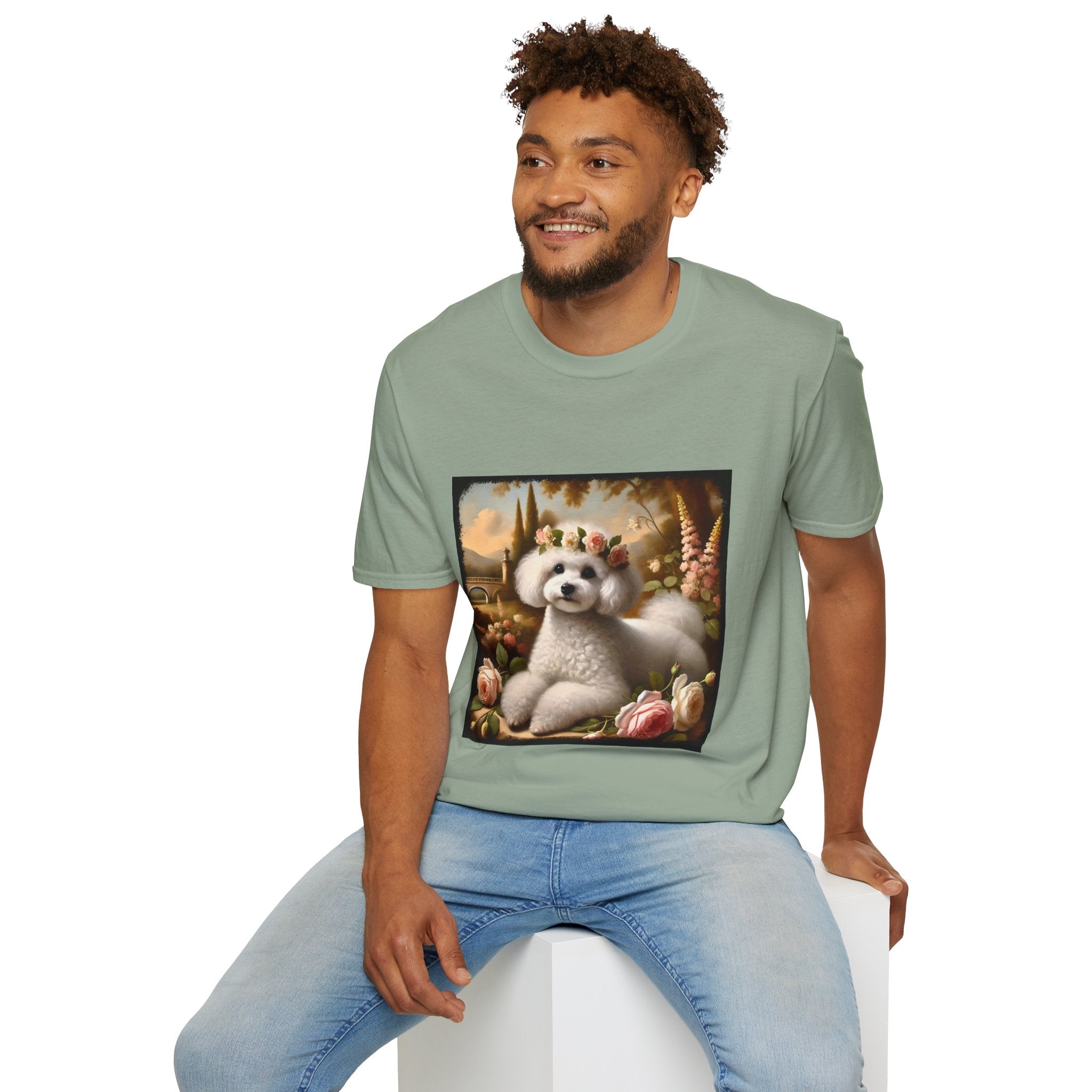 Poodle Botanical Beauty | Unisex Dog T-Shirt