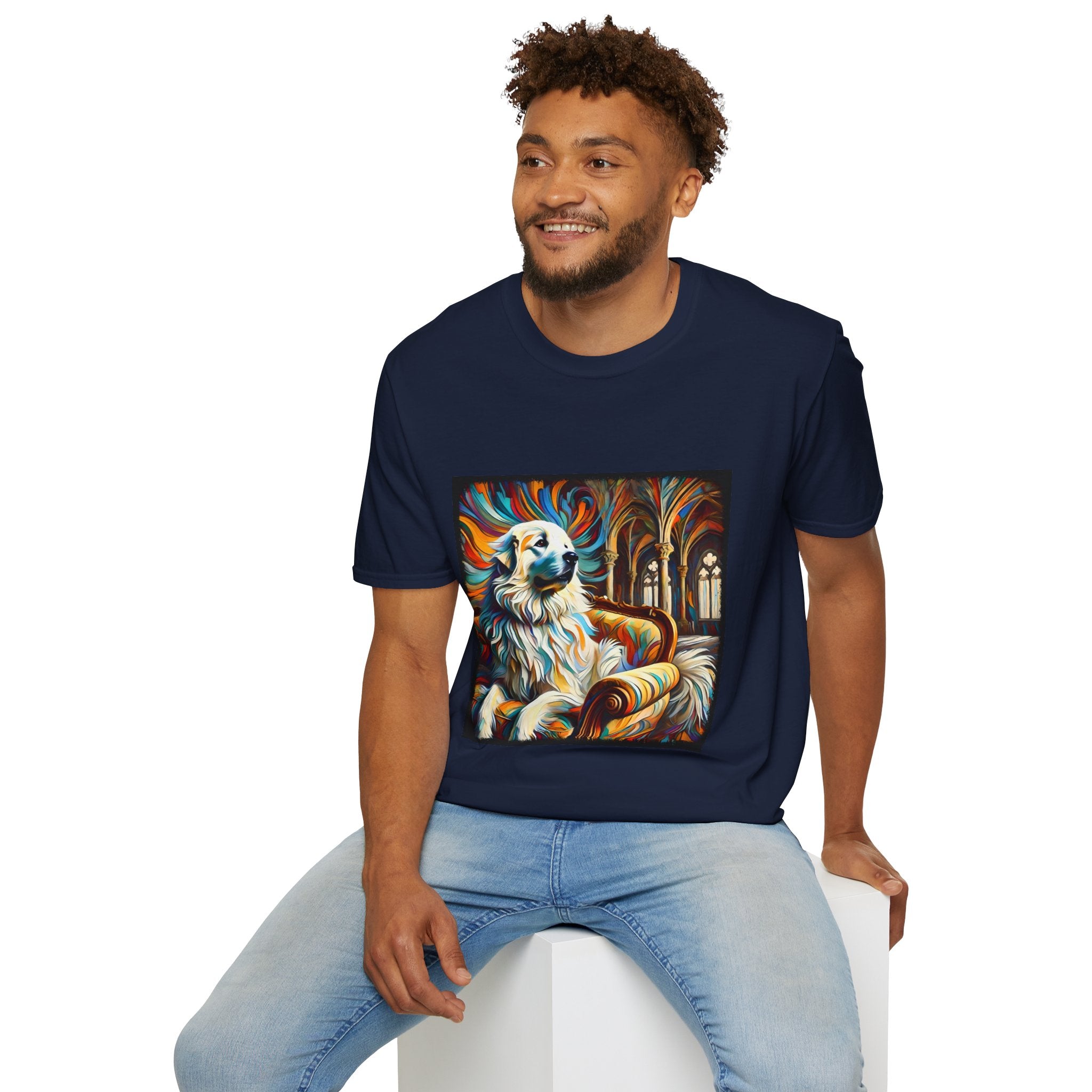 Great Pyrenees Bold Swirl | Unisex Dog T-Shirt