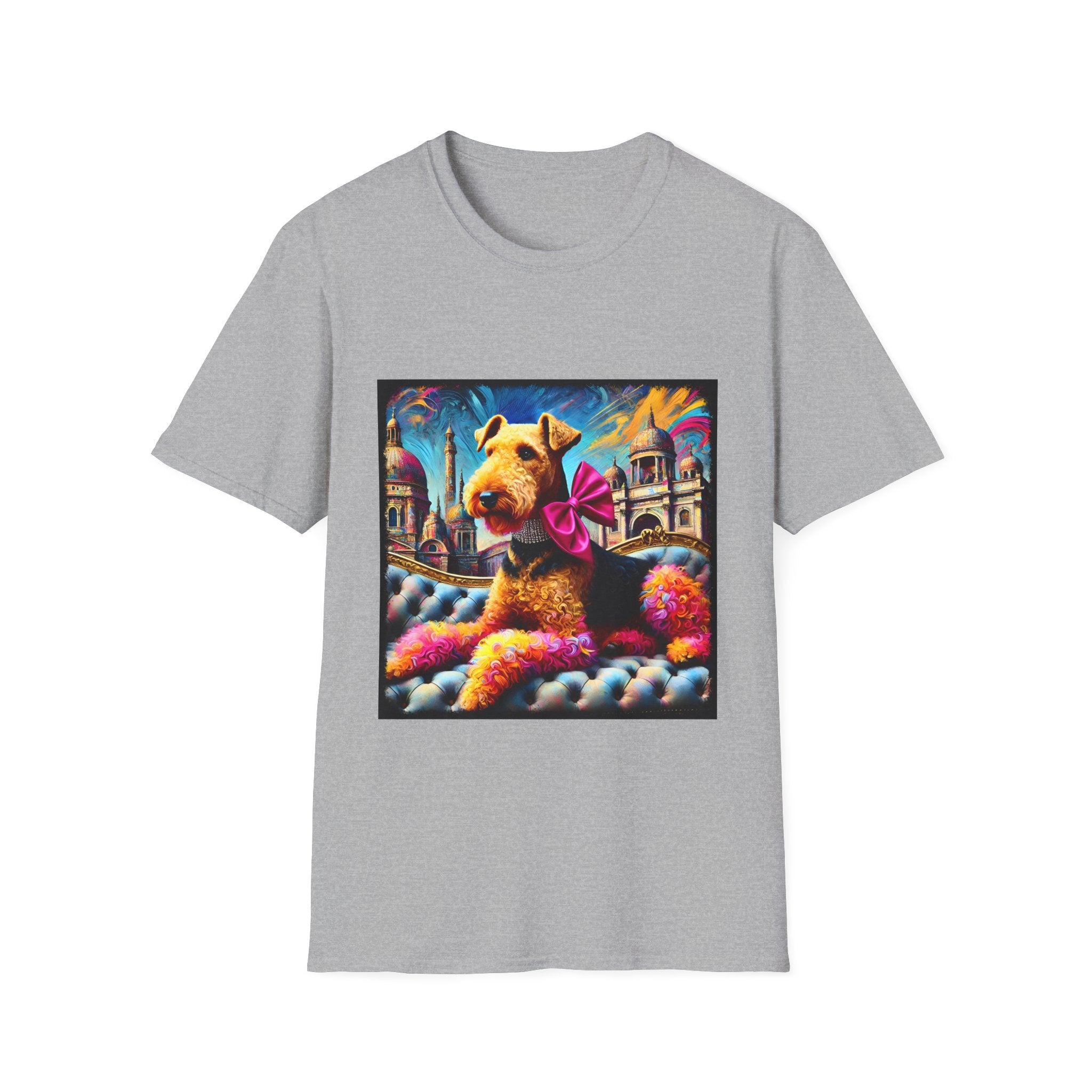Airedale Terrier Shirt | Pink Charm Classic Dog Lover Tee