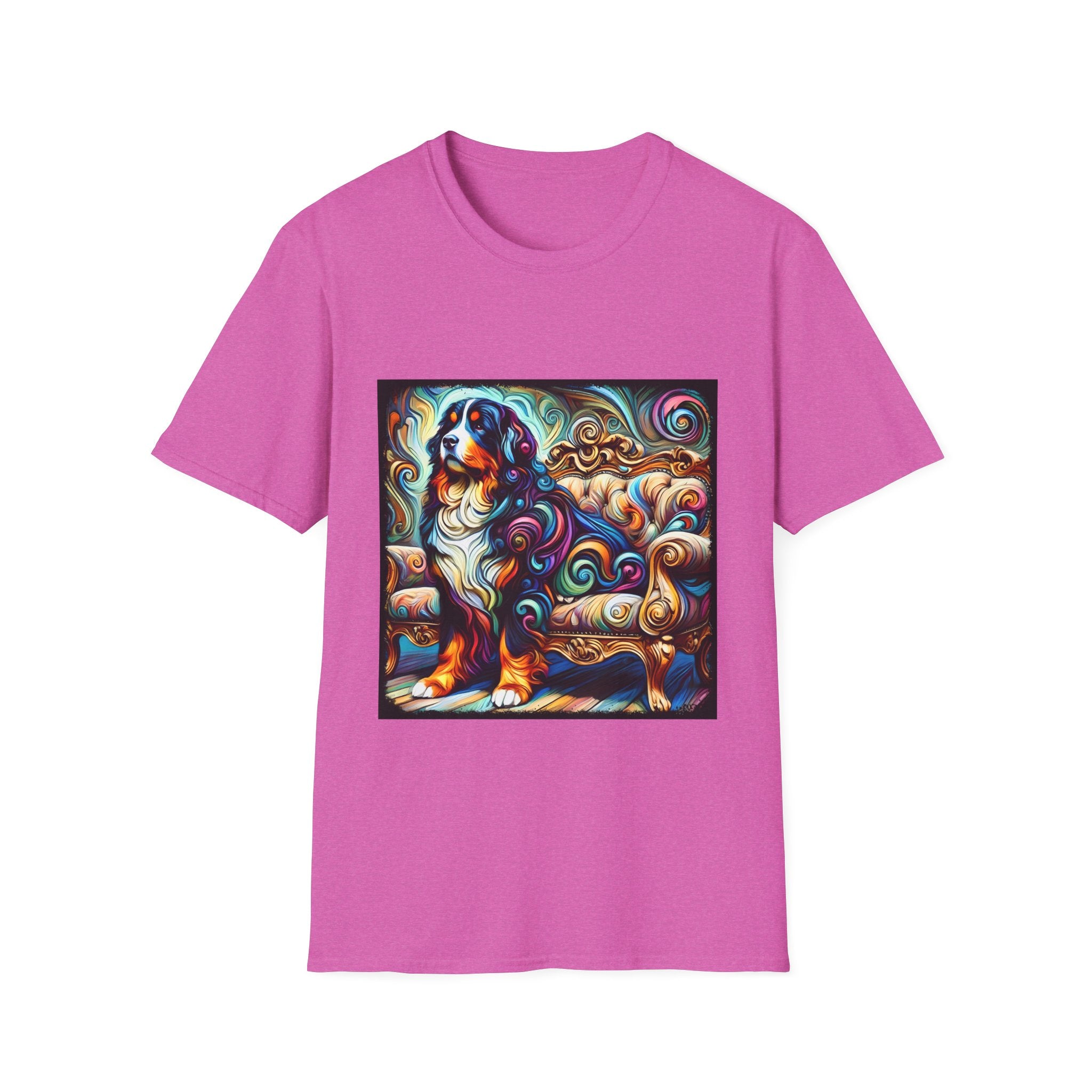 Bernese Mountain Dog Majestic Swirl | Unisex Dog T-Shirt
