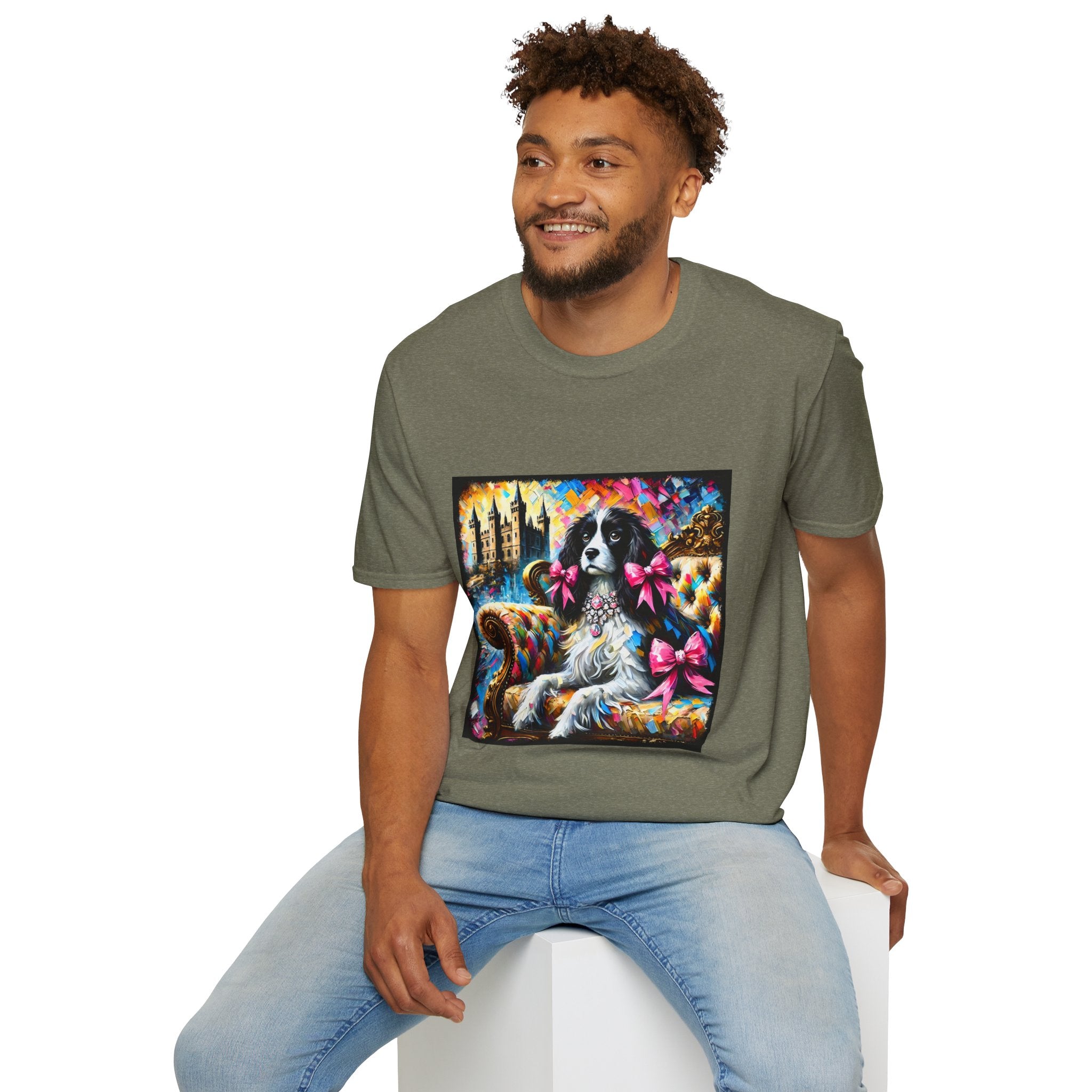 English Springer Spaniel Diamond Princess Classic | Unisex Dog T-Shirt