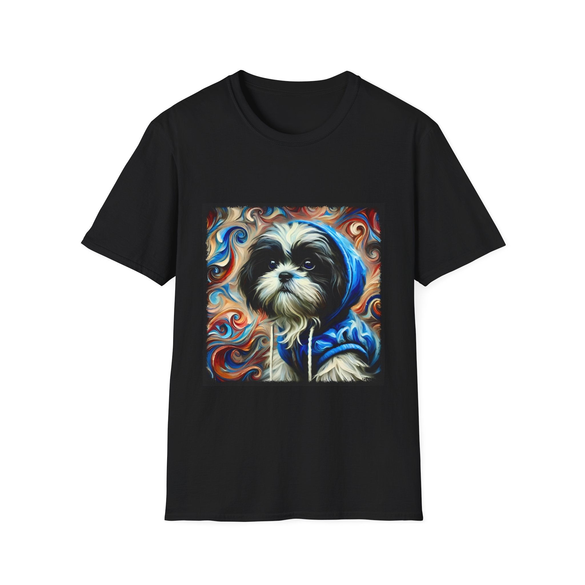 Shih Tzu Street Swirl | Unisex Dog T-Shirt