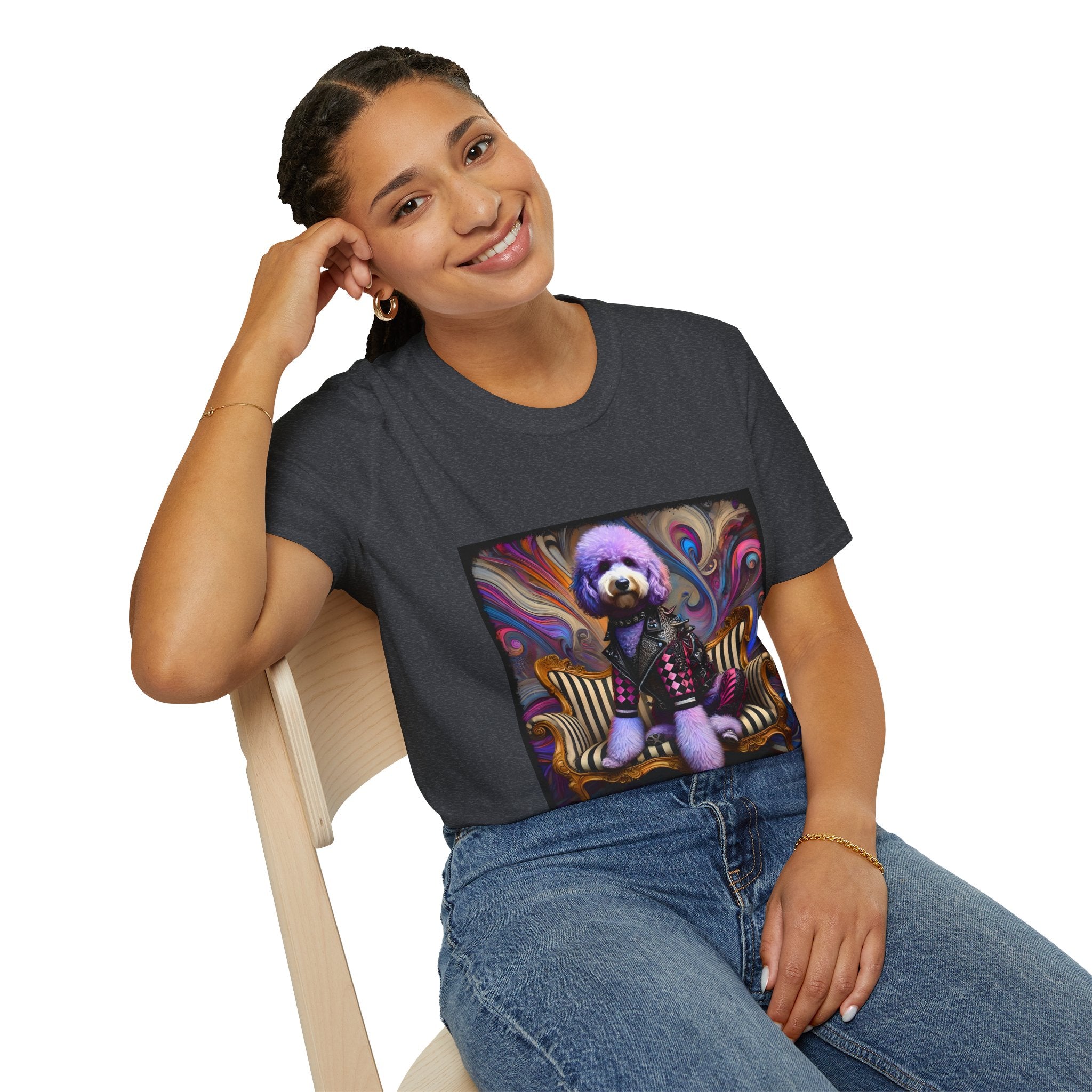 Labradoodle Lavender Rocker | Unisex Dog T-Shirt