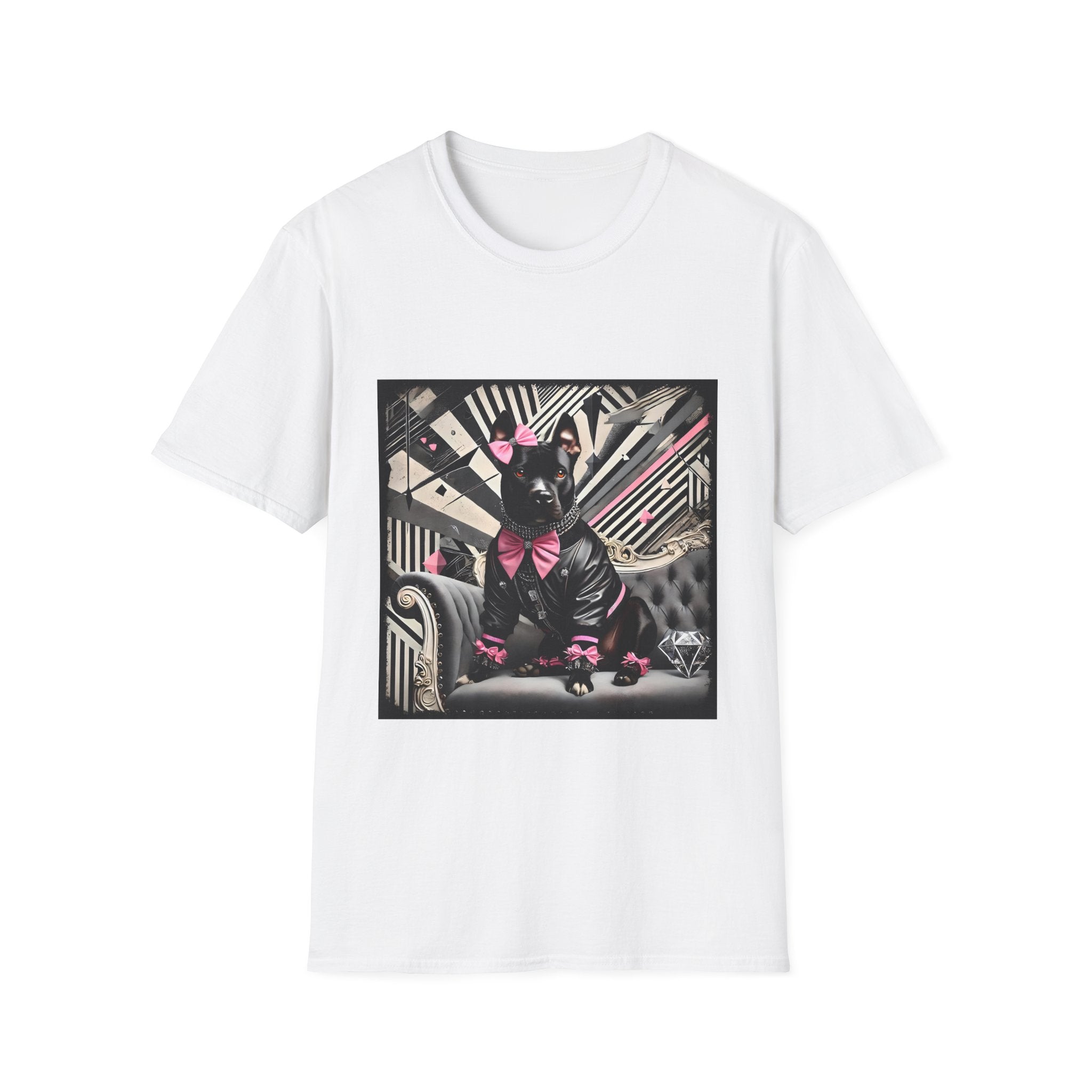 American Pit Bull Terrier Chic Rocker | Unisex Dog T-Shirt