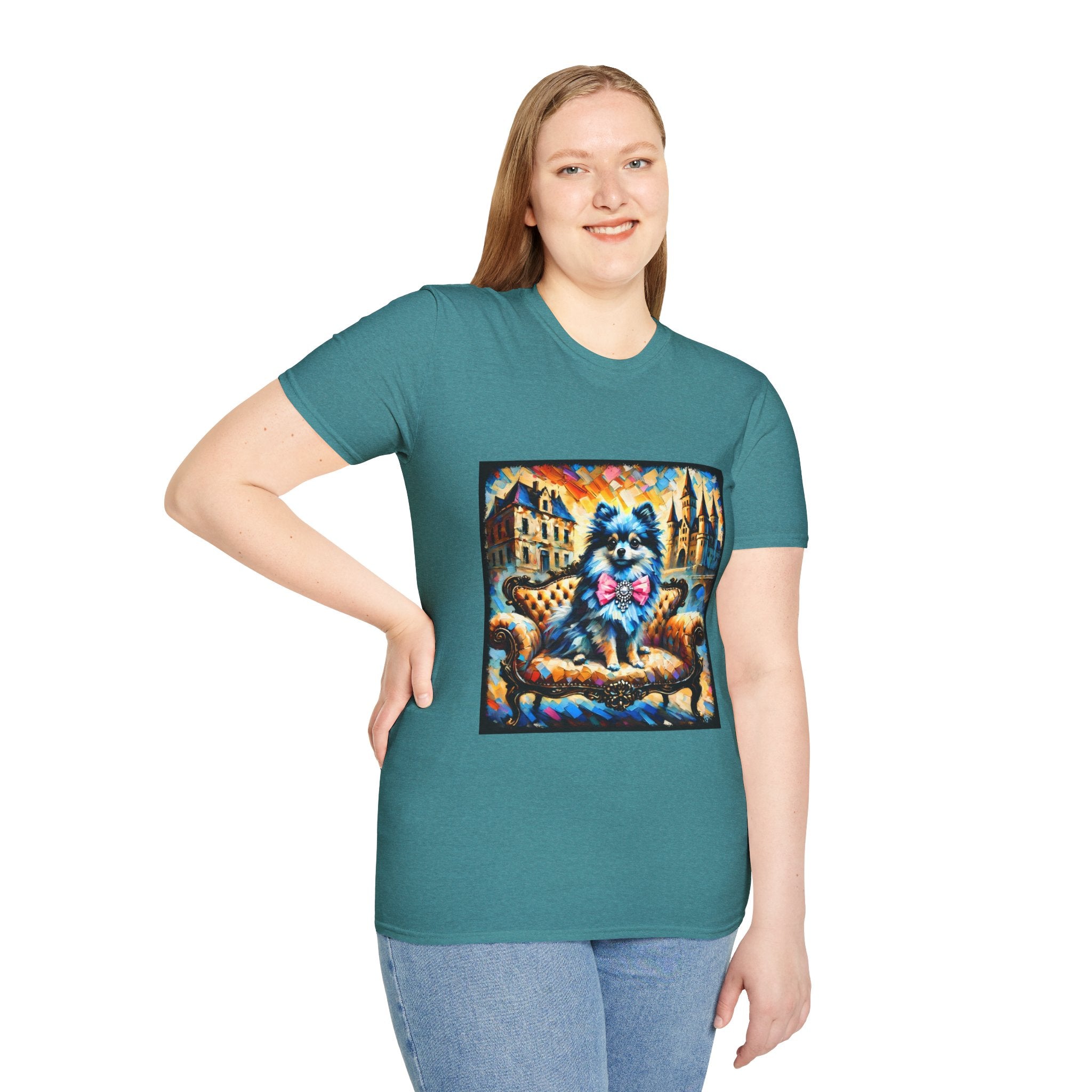Pomeranian Blue Diamond Classic | Unisex Dog T-Shirt