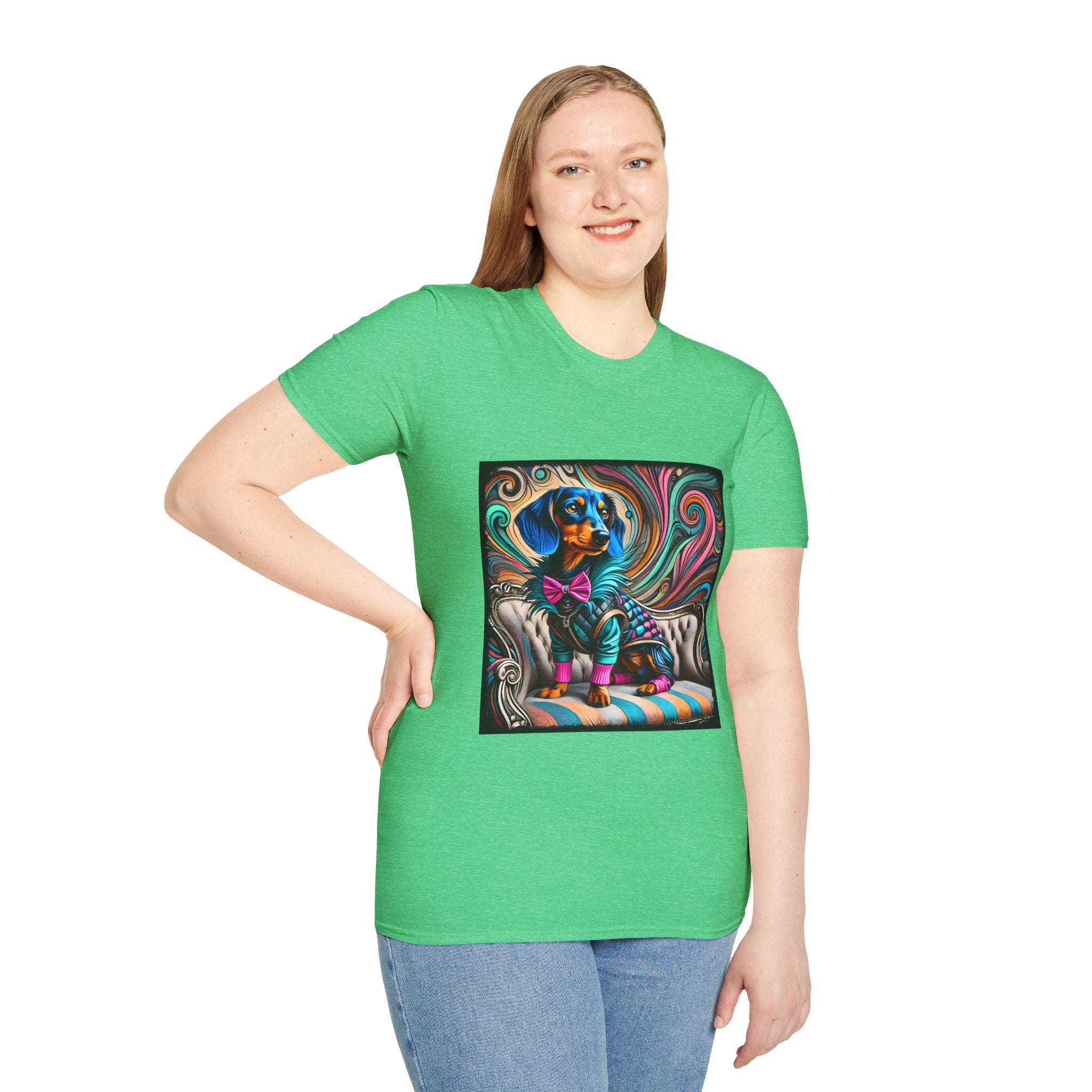 Dachshund Blue Rocker | Unisex Dog T-Shirt
